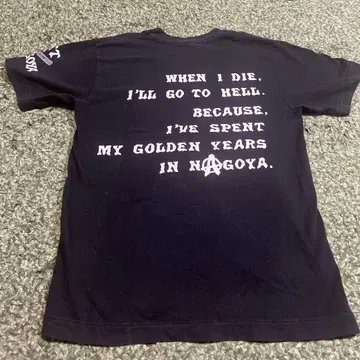 90s Hanes BEEFY-T LET IT NAGOYA 백 프린트