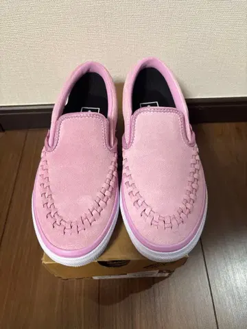VANS V98CF I.LACE 슬립온 핑크 23cm