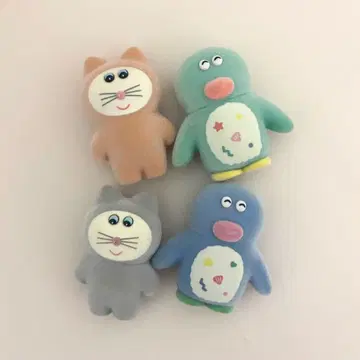 무뉴3 미니어처 마스코트 4개 세트