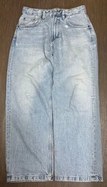 ZARA 스트레이트 데님 라이트 블루 EUR38