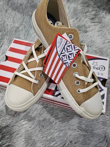 Converse x Ungrid 스웨이드 베이지 로우컷 27.5cm
