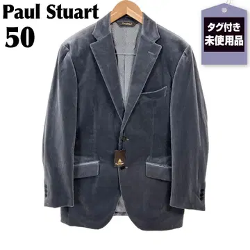 택 포함 Paul Stuart 테일러드 자켓 벨로아 50 그레이