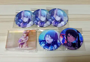 프로세카 호시노 이치카 노블 아트 글리터 캔뱃지 묶음 판매