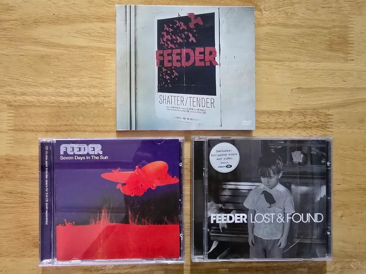 CD 음반 Feeder 피더 DVD, 싱글 3장