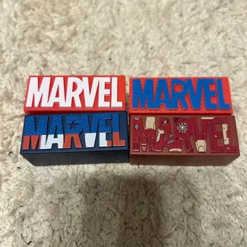[가챠] 컴플리트!! MARVEL 로고 컬렉션 4종 4세트