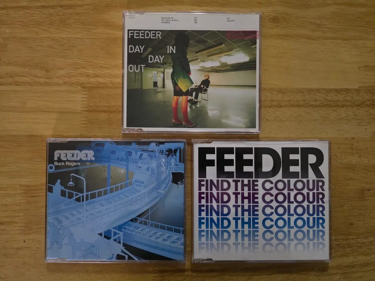 CD 음반 Feeder 피더 싱글 3장