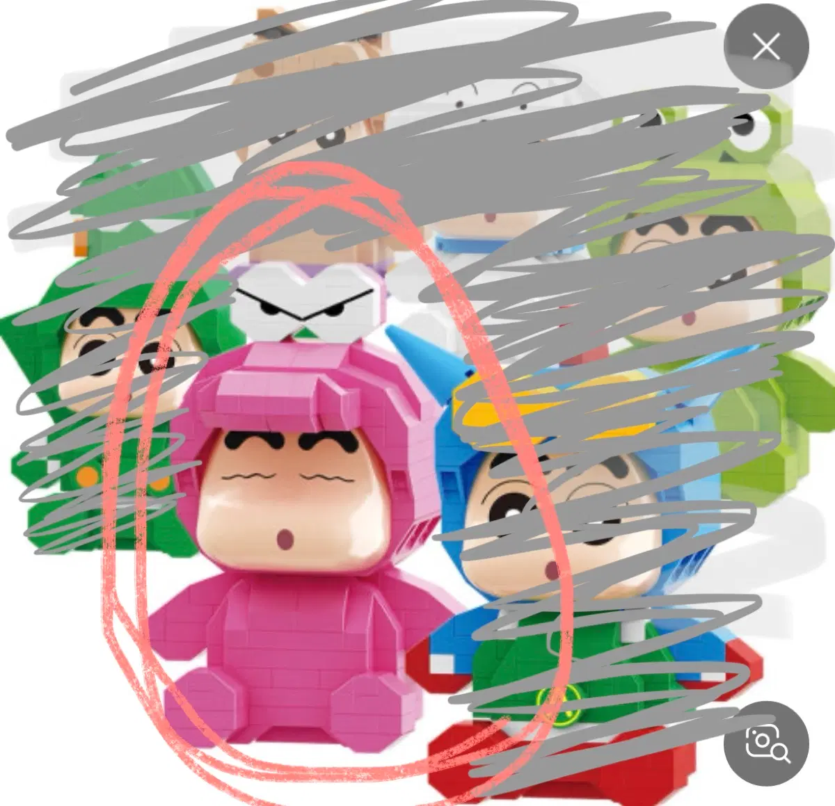 짱구는 못말려 나노블럭 레고 일괄