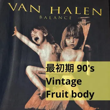 레어 90s 반 헤일런 밸런스 티셔츠 빈티지