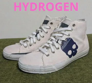 하이드로겐 HYDROGEN 데미지 가공 하이컷 스니커즈