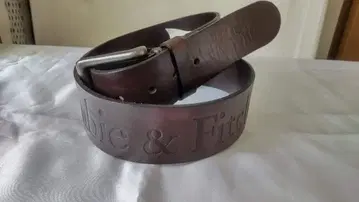 Abercrombie & Fitch 가죽 벨트 다크 브라운