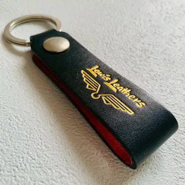 컨디션 최상 Lewis Leathers 키링 루이스 레더 블랙