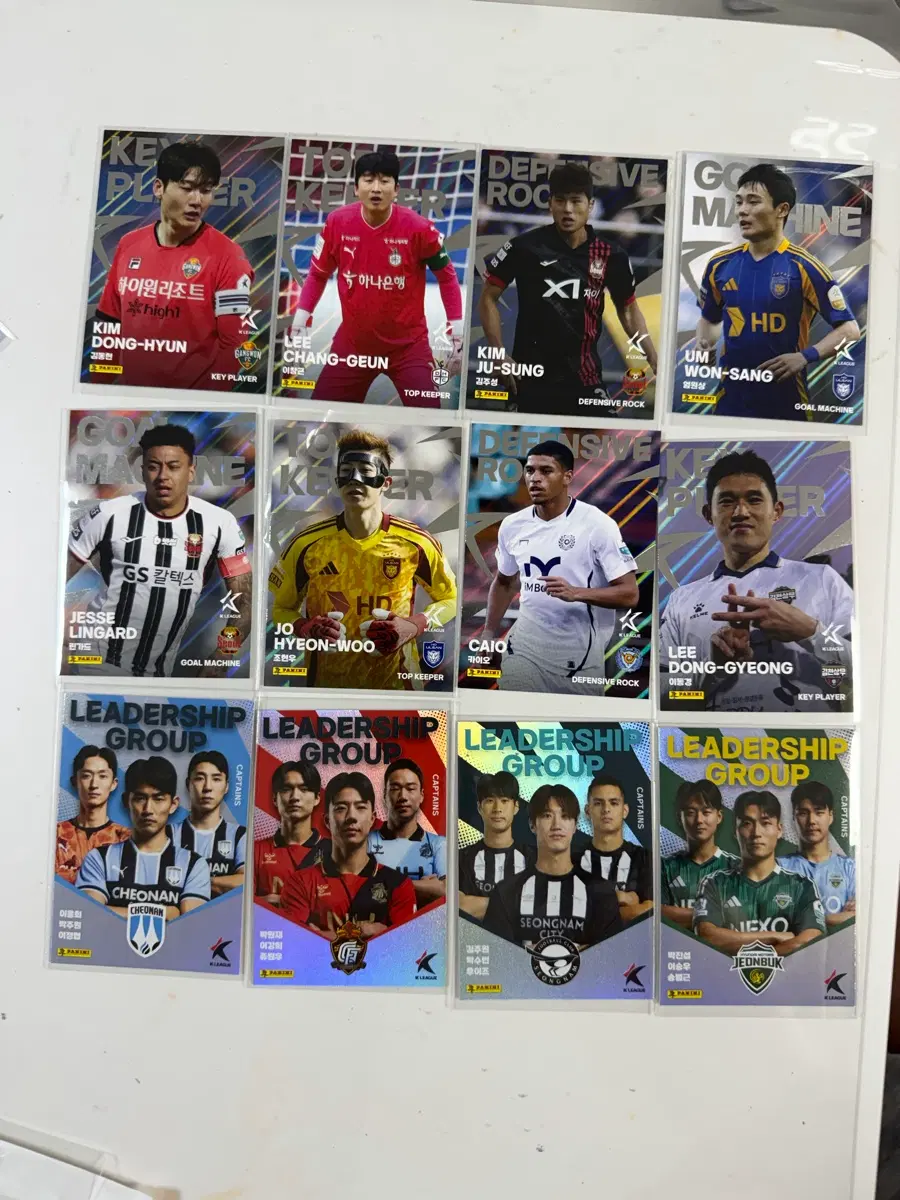 K리그 축구 카드 파니니 12장 일괄