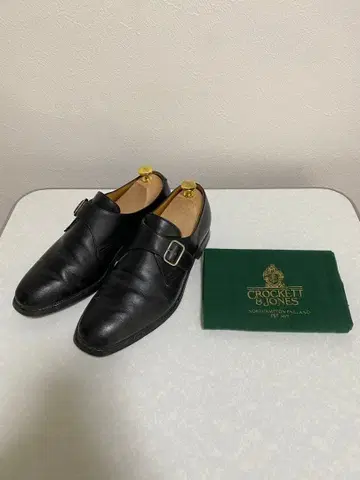 CROCKETT&JONES 싱글 몽크 블랙 25~25.5cm