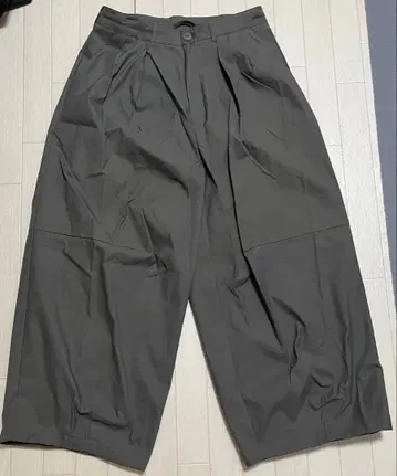 ZARA 와이드 레그 슬랙스 그레이 EUR38