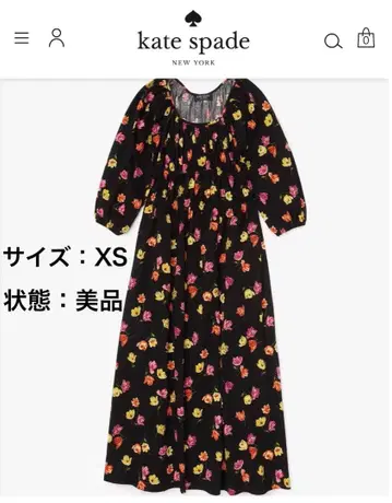 [ 최종 가격 인하 ] 케이트 스페이드 뉴욕 꽃무늬 원피스 XS