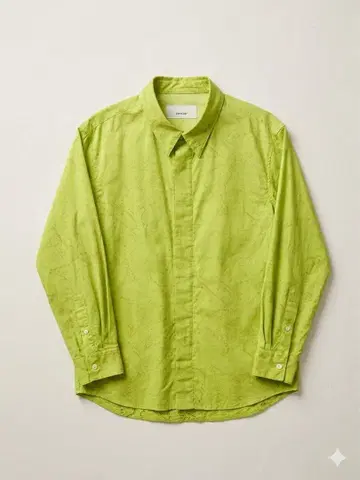 OVERCOAT Overdyed Overshirt MAP x yellow