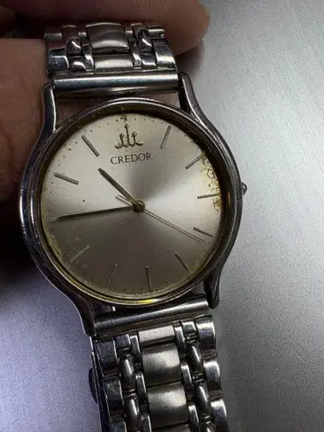 SEIKO 크레도르 9571-6000 손목시계 스테인리스 스틸