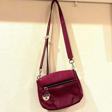 MARC JACOBS 가죽 숄더백 핑크