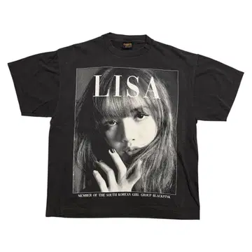 BLACKPINK LISA 블랙 핑크 리사 T셔츠 XL