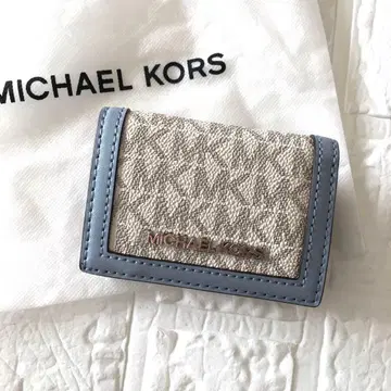 새상품 마이클코어스 MICHEAL KORS 지갑 화이트 블루