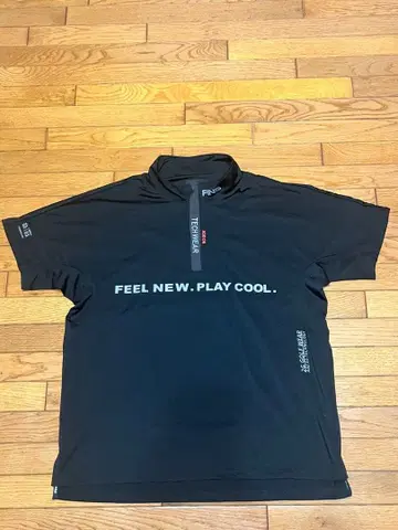 PING 반팔 셔츠 블랙 M 사이즈