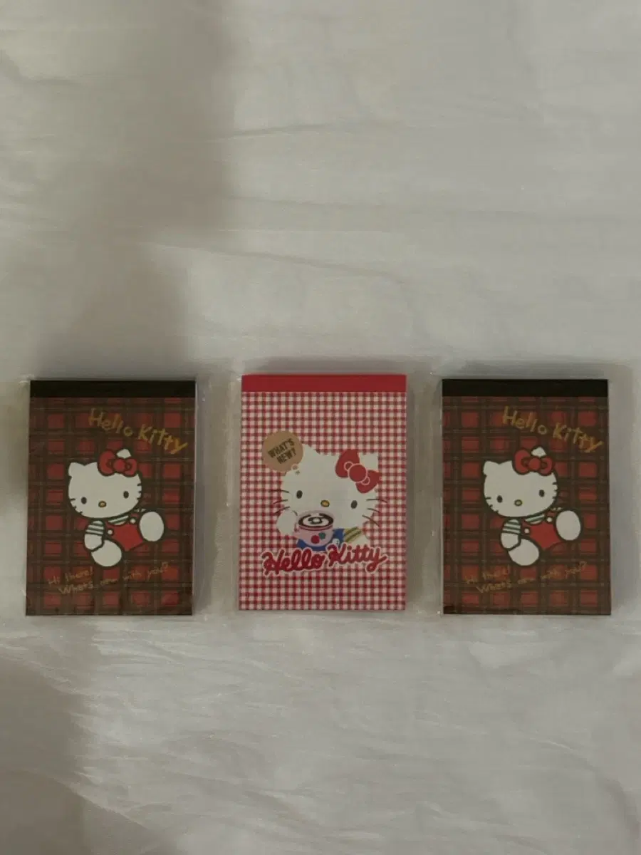 산리오 헬로키티 떡메모지 3개 세트