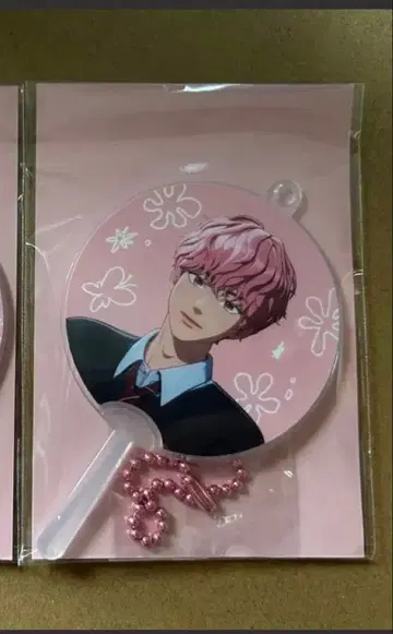 PLAVE 부채 키링 밤비
