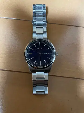 SEIKO 쿼츠 손목시계 본체 네이비 다이얼