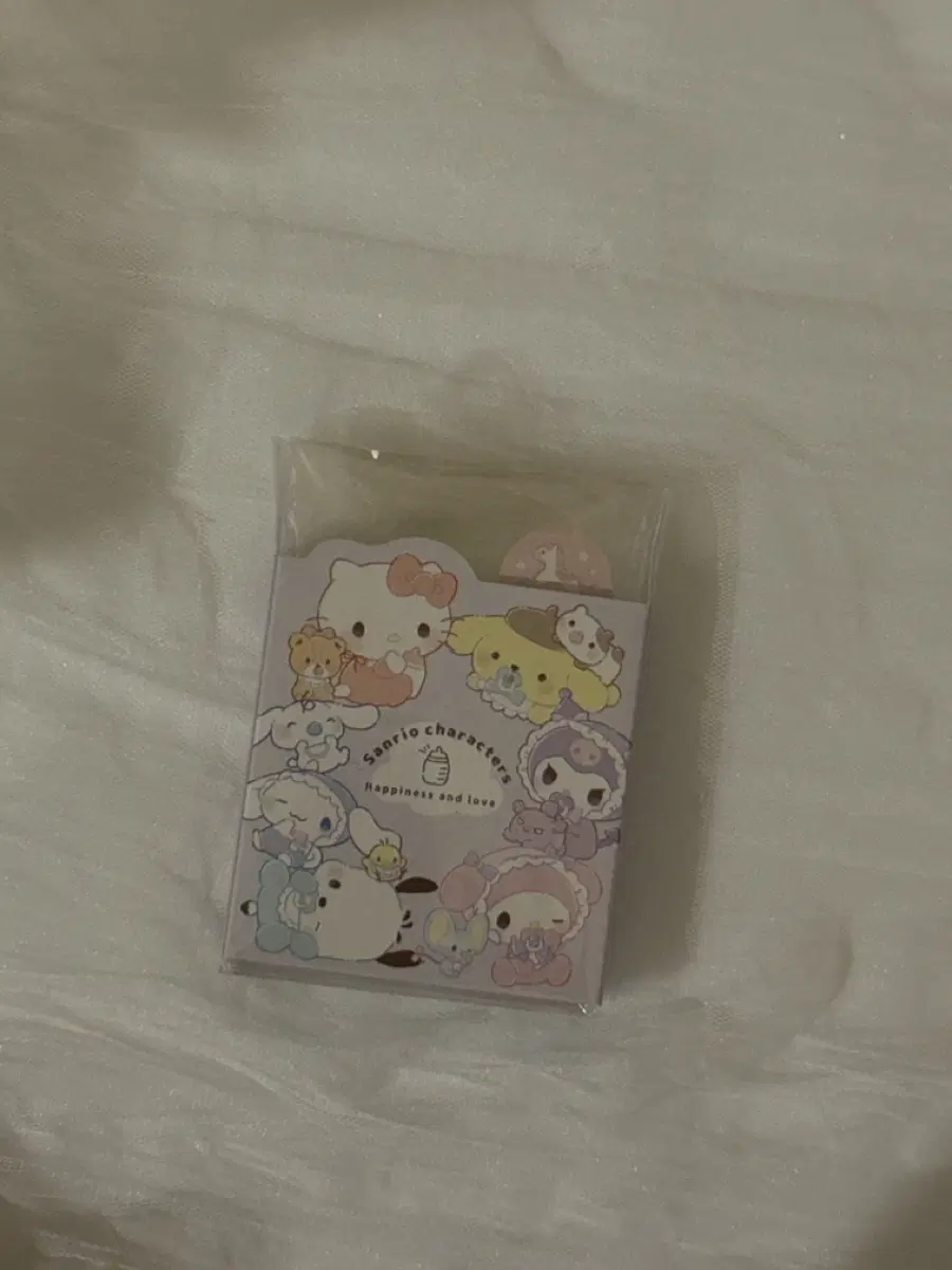 산리오 캐릭터즈 베이비 떡메모지