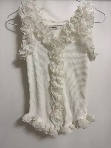 NICE CLAUP 레이스 탱크탑