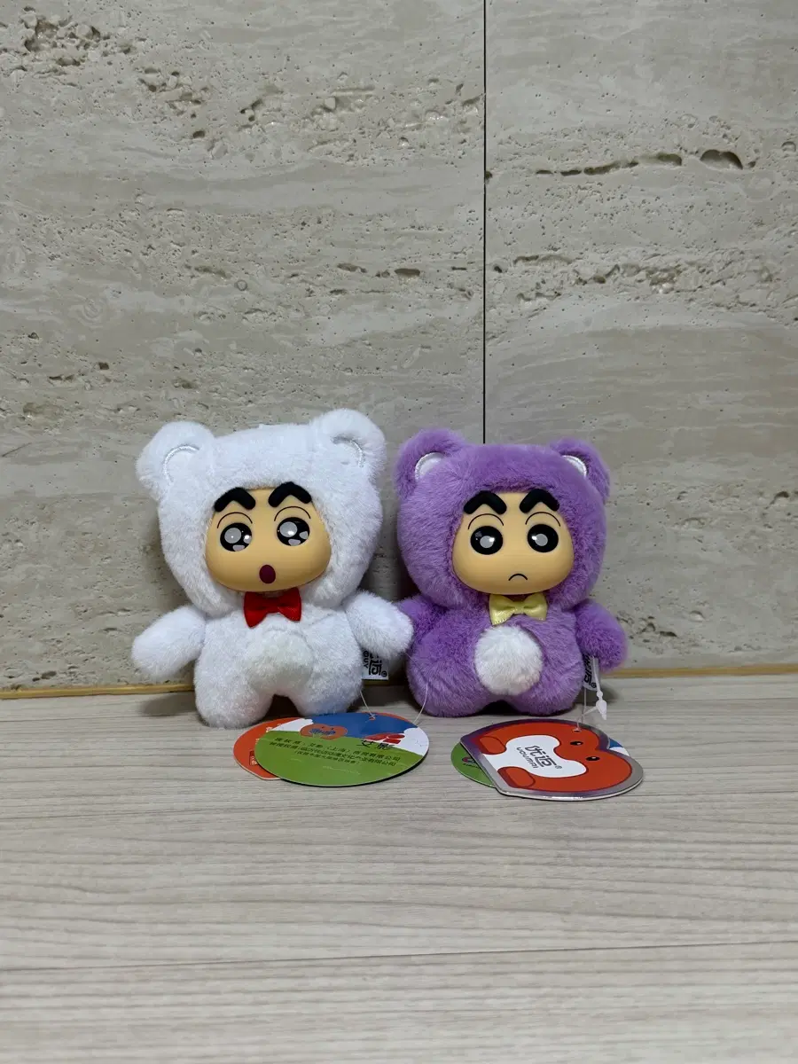 [일괄] 크레용신짱 짱구 곰 코스튬 인형 키링 세트