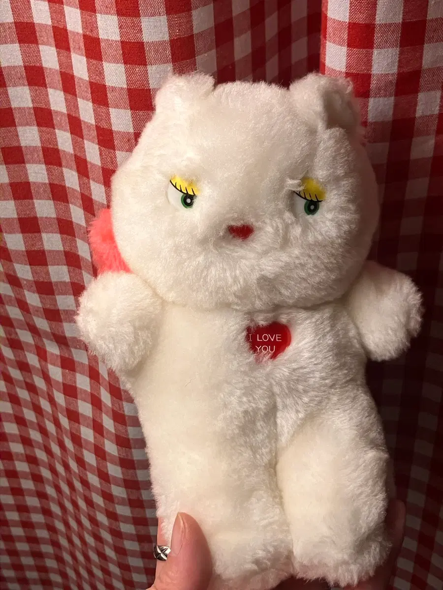 빈티지 아이러브유 인형