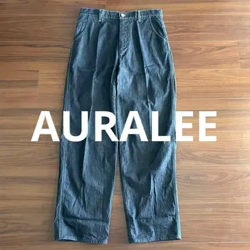 AURALEE HARD TWIST LIGHT DENIM PANTS