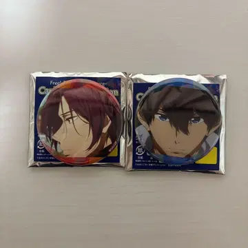 Free! 캔뱃지 마츠오카 린 나나세 하루카 2세트