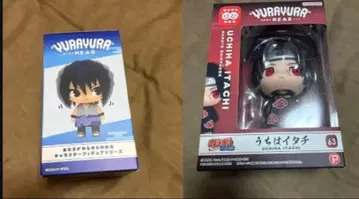 NARUTO 흔들흔들 헤드 피규어 우치하 이타치 우치하 사스케 2점