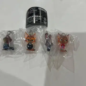 주토피아 2 주토피아 메지루시 액세서리 전 4종 세트