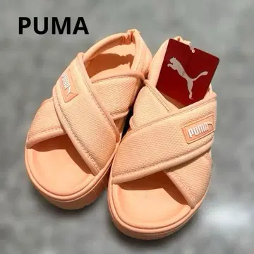미사용 새상품 PUMA 여성용 Mayze 통굽 샌들 스포츠 샌들 22