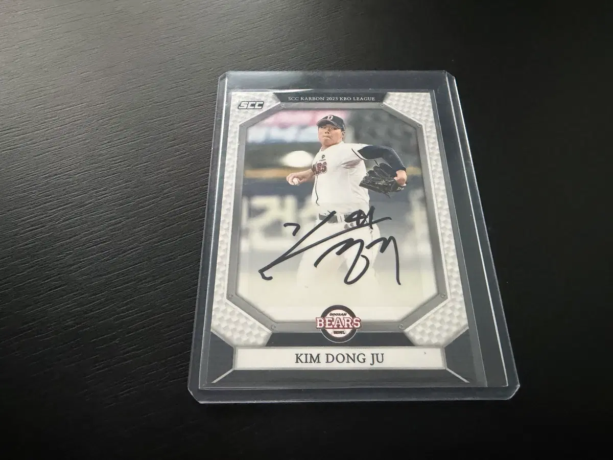 SCC KBO 프로야구 카본 오토 두산베어스 김동주