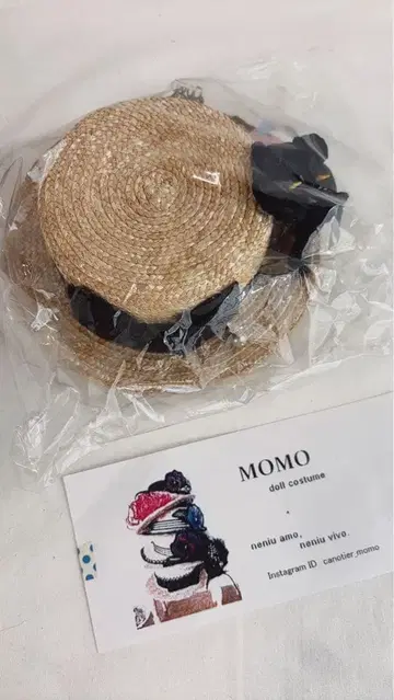네오 브라이스 MOMO 캉캉 모자 밀짚모자