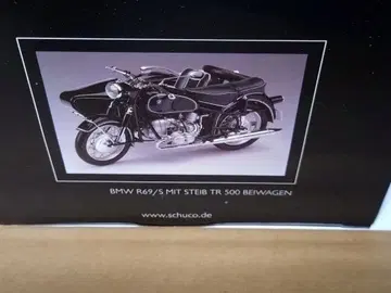 Schuco 1/10 BMW R69/S 사이드카
