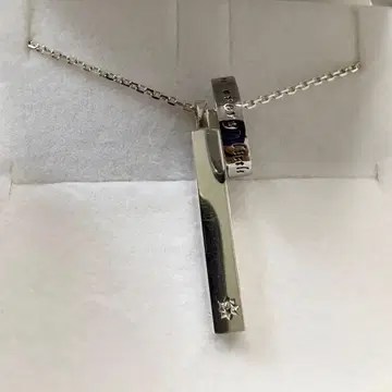 실버 목걸이 바이컬러