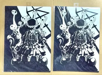 ONE PIECE 무기와라 스토어 A4 클리어 파일 페로나 2장 세트