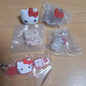 헬로키티 메지루시 액세서리 캡슐 토이 제리 데코 밴드 5종 세트