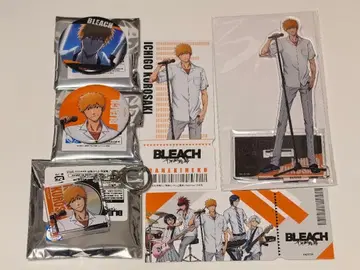 BLEACH 쿠로사키 이치고 캔뱃지 아크릴 스탠드 세트