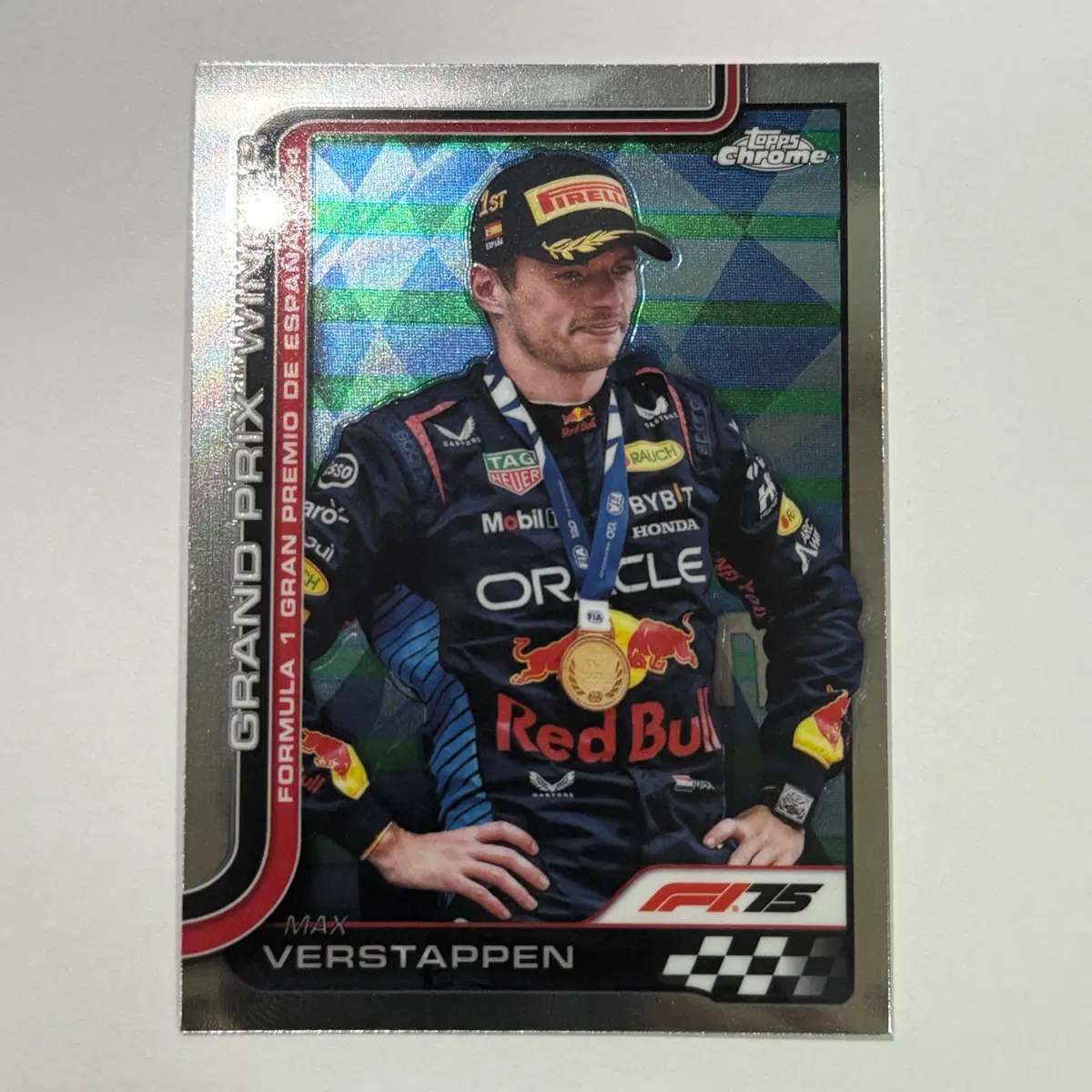F1 막스 베르스타펜 탑스크롬 F1카드