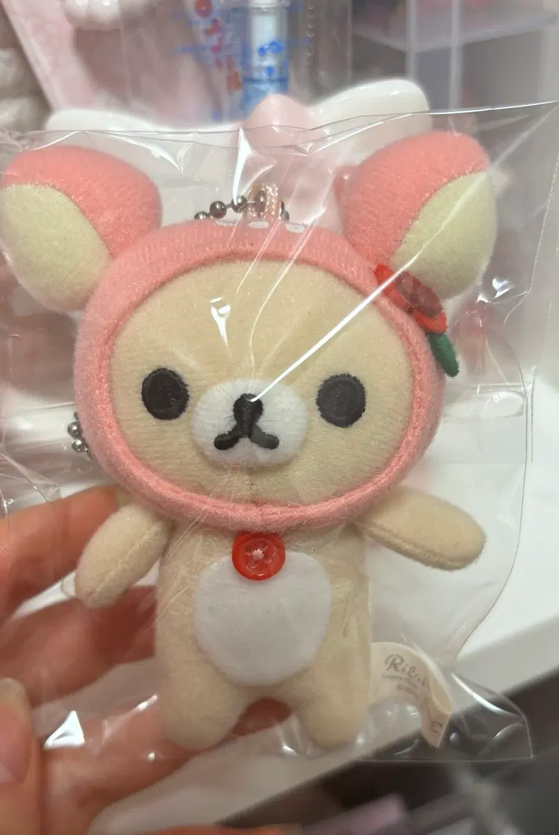 고전 코리락쿠마 꽃사슴 인형