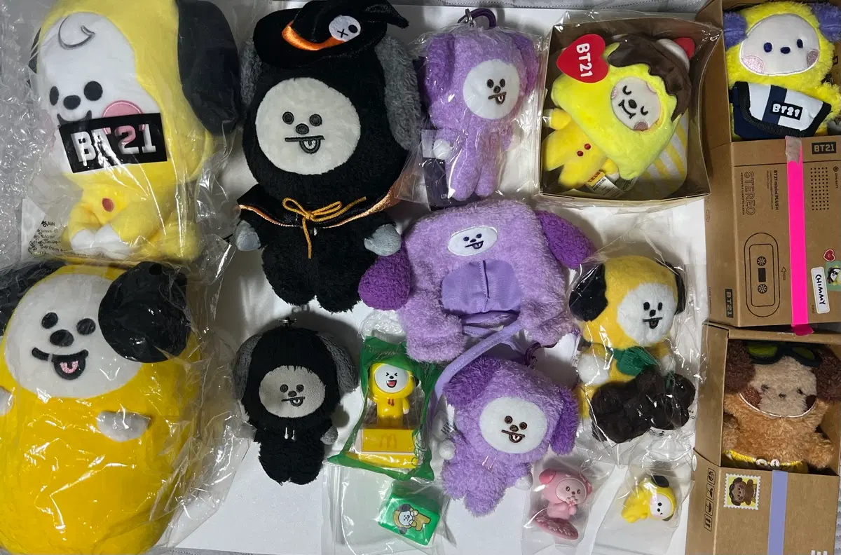 방탄 bts bt21 치미 모음 블랙 희귀 일괄