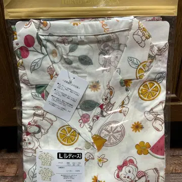 도쿄디즈니씨 더피 하와이안 셔츠 L 사이즈