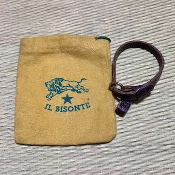 [미사용 새상품] IL BISONTE 일비종떼 가죽 팔찌