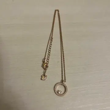 Swarovski 서클 목걸이 골드 컬러 스와로브스키
